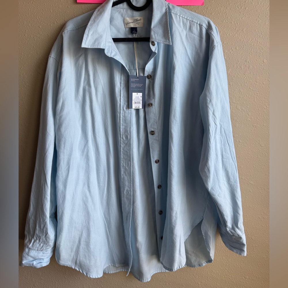 Light Blue Button-Up Shirt